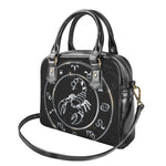 Astrology Scorpio Sign Print Shoulder Handbag