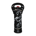 Astrology Scorpio Sign Print Single Neoprene Wine Tote