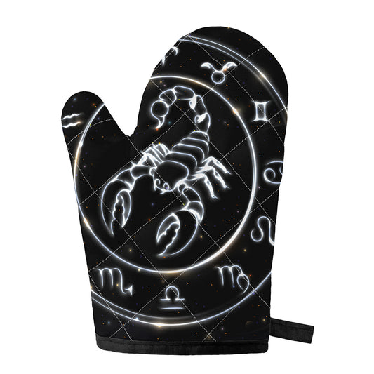 Astrology Scorpio Sign Print Single Oven Mitt