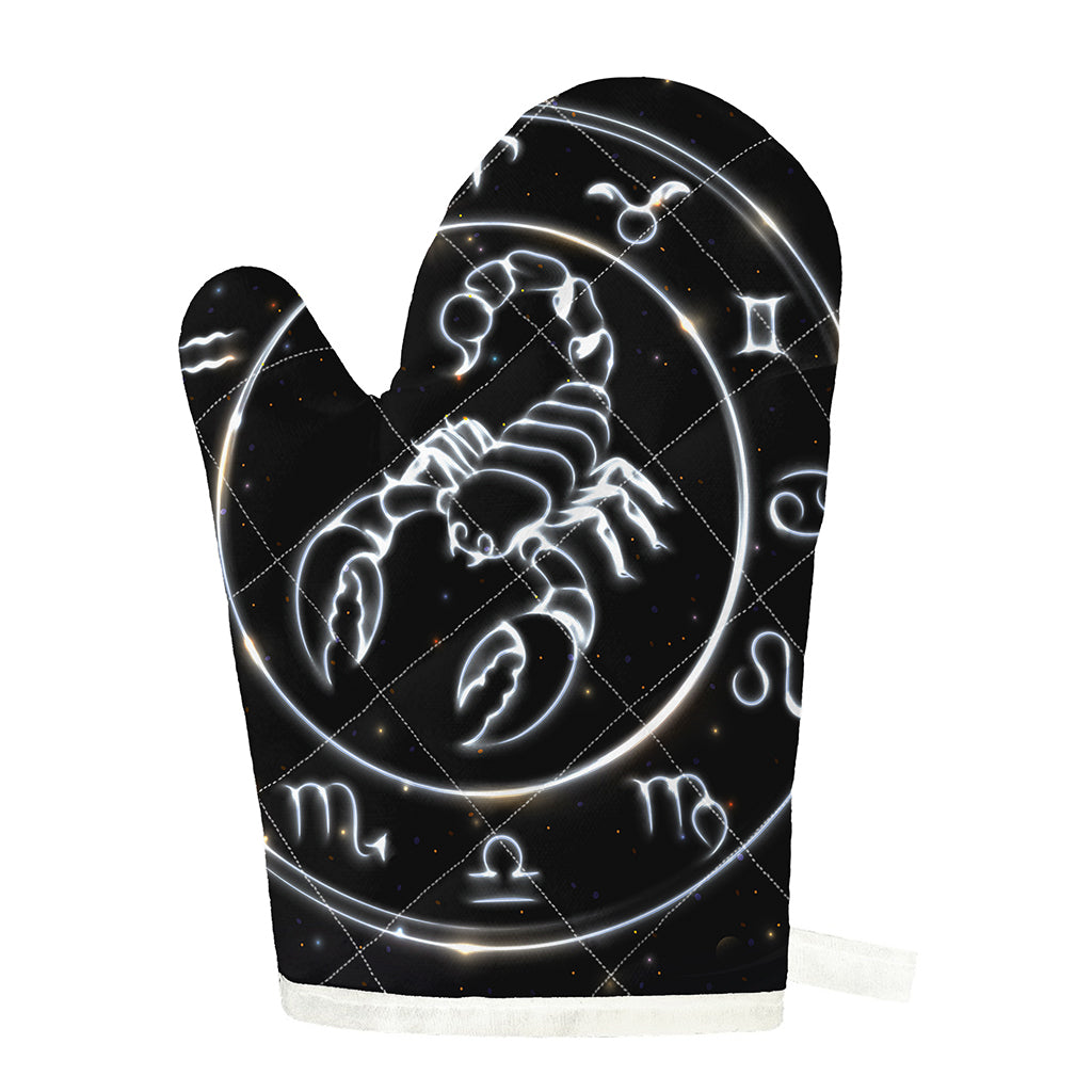 Astrology Scorpio Sign Print Single Oven Mitt