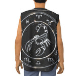 Astrology Scorpio Sign Print Sleeveless Baseball Jersey