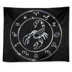 Astrology Scorpio Sign Print Tapestry