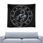 Astrology Scorpio Sign Print Tapestry