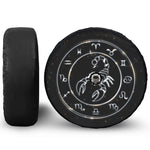 Astrology Scorpio Sign Print Tire Cover With Camera Hole