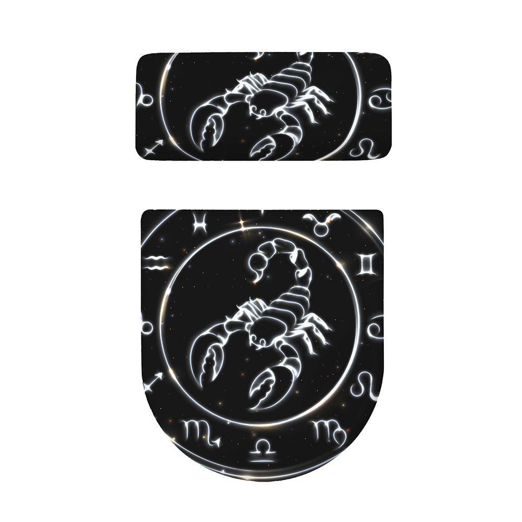 Astrology Scorpio Sign Print Toilet Lid And Tank Cover Set