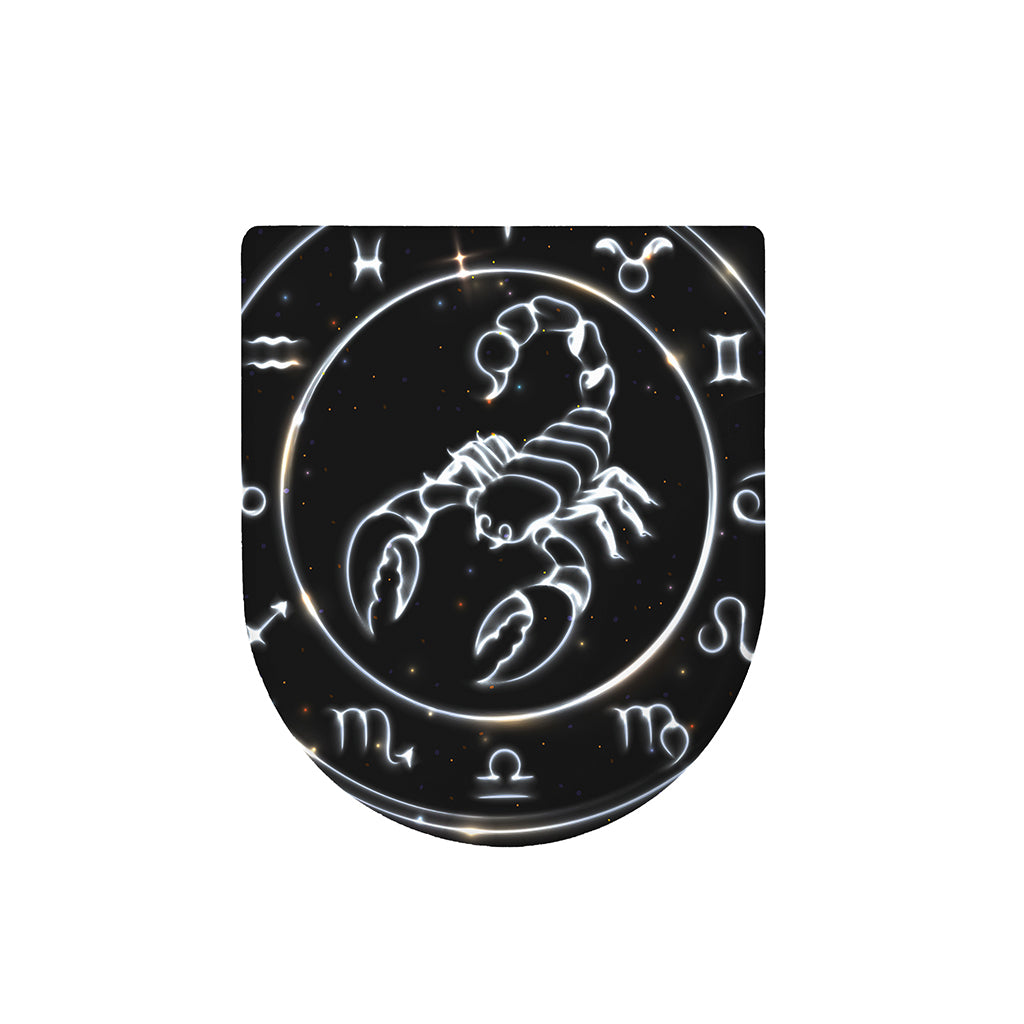 Astrology Scorpio Sign Print Toilet Lid Cover