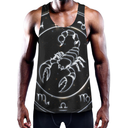 Astrology Scorpio Sign Print Training Tank Top