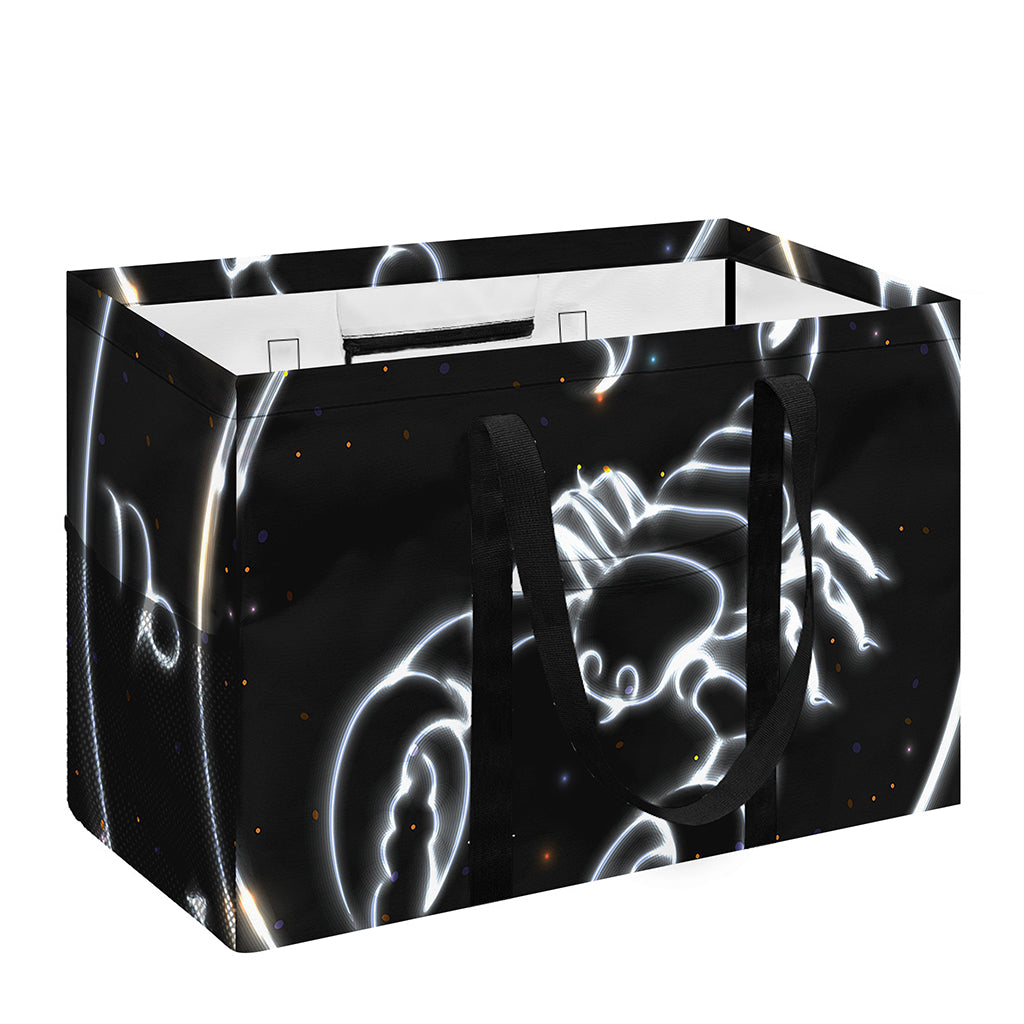 Astrology Scorpio Sign Print Utility Tote Bag
