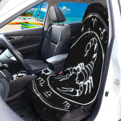 Astrology Scorpio Sign Print Waterproof Car Seat Cover