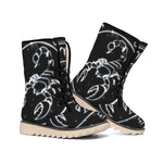 Astrology Scorpio Sign Print Winter Boots