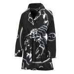 Astrology Scorpio Sign Print Women's Bathrobe