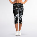 Astrology Scorpio Sign Print Women's Capri Leggings