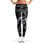 Astrology Scorpio Sign Print Women's Leggings