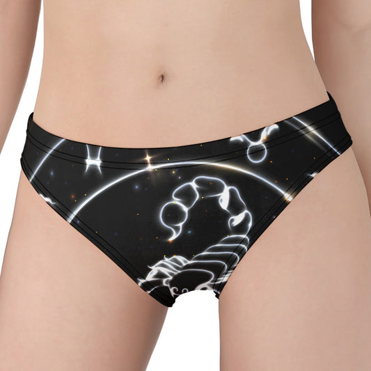 Astrology Scorpio Sign Print Women's Panties