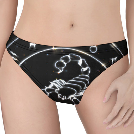 Astrology Scorpio Sign Print Women's Thong