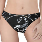 Astrology Scorpio Sign Print Women's Thong