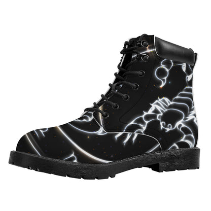 Astrology Scorpio Sign Print Work Boots