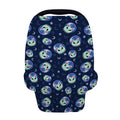 Astronaut Alien Cat Print Baby Seat Cover