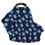 Astronaut Alien Cat Print Baby Seat Cover