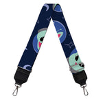 Astronaut Alien Cat Print Bag Strap
