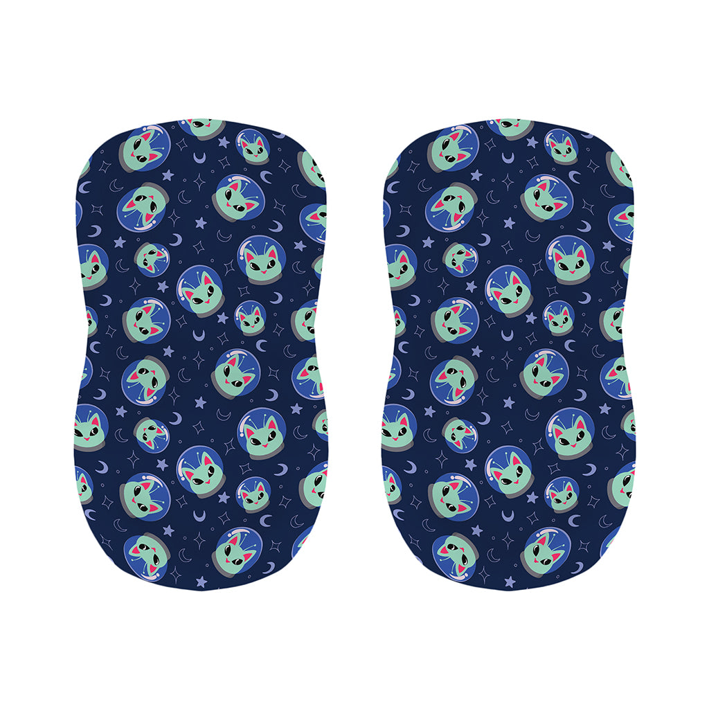 Astronaut Alien Cat Print Bar Stool Covers