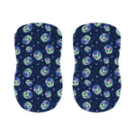 Astronaut Alien Cat Print Bar Stool Covers