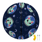 Astronaut Alien Cat Print Basketball