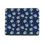 Astronaut Alien Cat Print Bifold Wallet