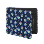 Astronaut Alien Cat Print Bifold Wallet