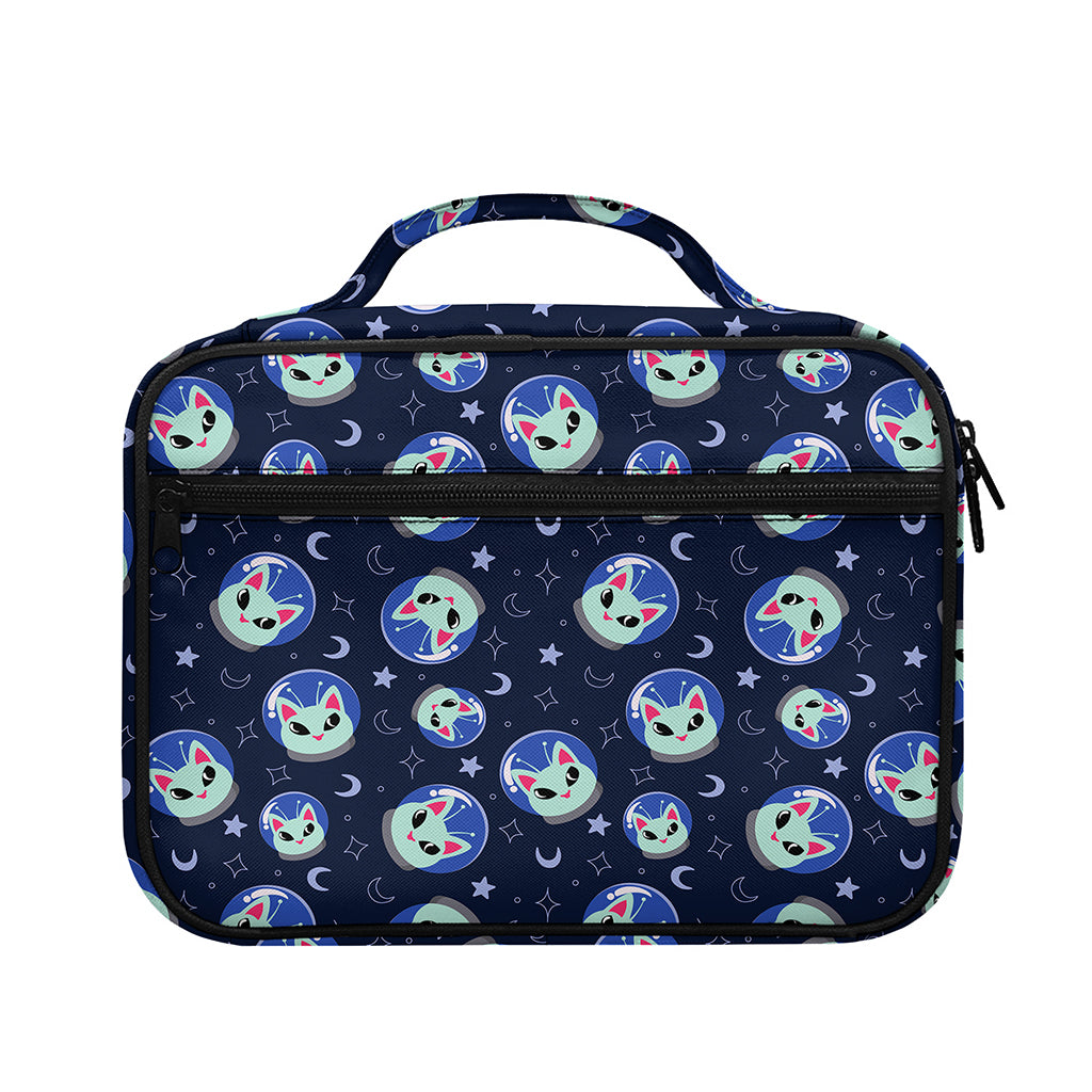 Astronaut Alien Cat Print Briefcase Bible Bag