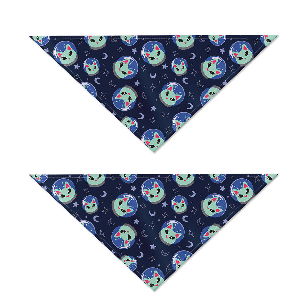 Astronaut Alien Cat Print Dog Bandana