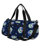Astronaut Alien Cat Print Gym Bag