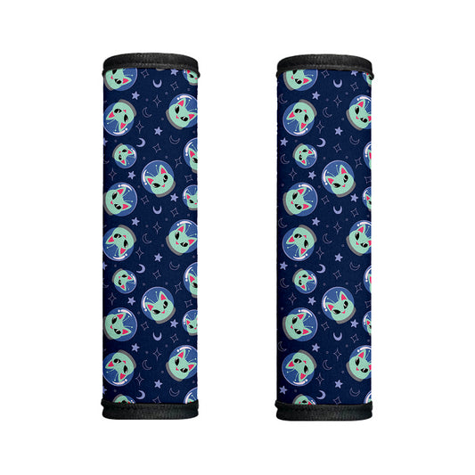 Astronaut Alien Cat Print Handle Covers