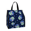 Astronaut Alien Cat Print Insulated Lunch Tote