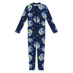 Astronaut Alien Cat Print Jumpsuit