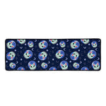 Astronaut Alien Cat Print Long Kitchen Mat