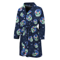 Astronaut Alien Cat Print Men's Bathrobe