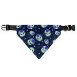 Astronaut Alien Cat Print Over The Collar Dog Bandana
