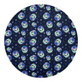 Astronaut Alien Cat Print Round Blanket