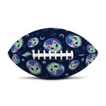 Astronaut Alien Cat Print Rugby Ball