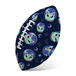 Astronaut Alien Cat Print Rugby Ball