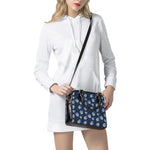 Astronaut Alien Cat Print Shoulder Handbag