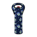 Astronaut Alien Cat Print Single Neoprene Wine Tote