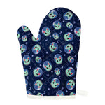 Astronaut Alien Cat Print Single Oven Mitt
