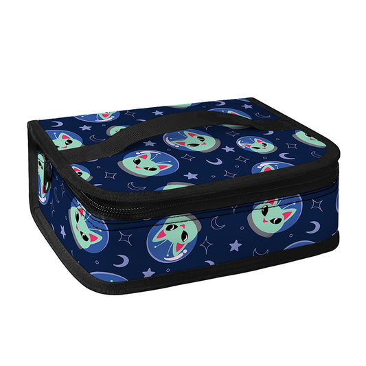 Astronaut Alien Cat Print Small Lunch Bag