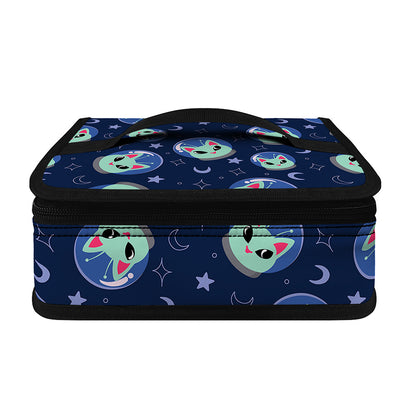 Astronaut Alien Cat Print Small Lunch Bag