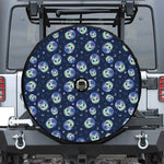 Astronaut Alien Cat Print Tire Cover With Camera Hole