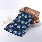 Astronaut Alien Cat Print Towel