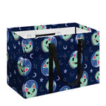 Astronaut Alien Cat Print Utility Tote Bag