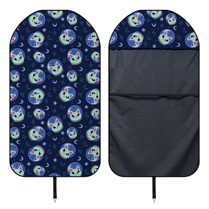 Astronaut Alien Cat Print Waterproof Car Seat Cover